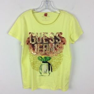 Guess Ribbon Graphic Sequence Tee Size 12